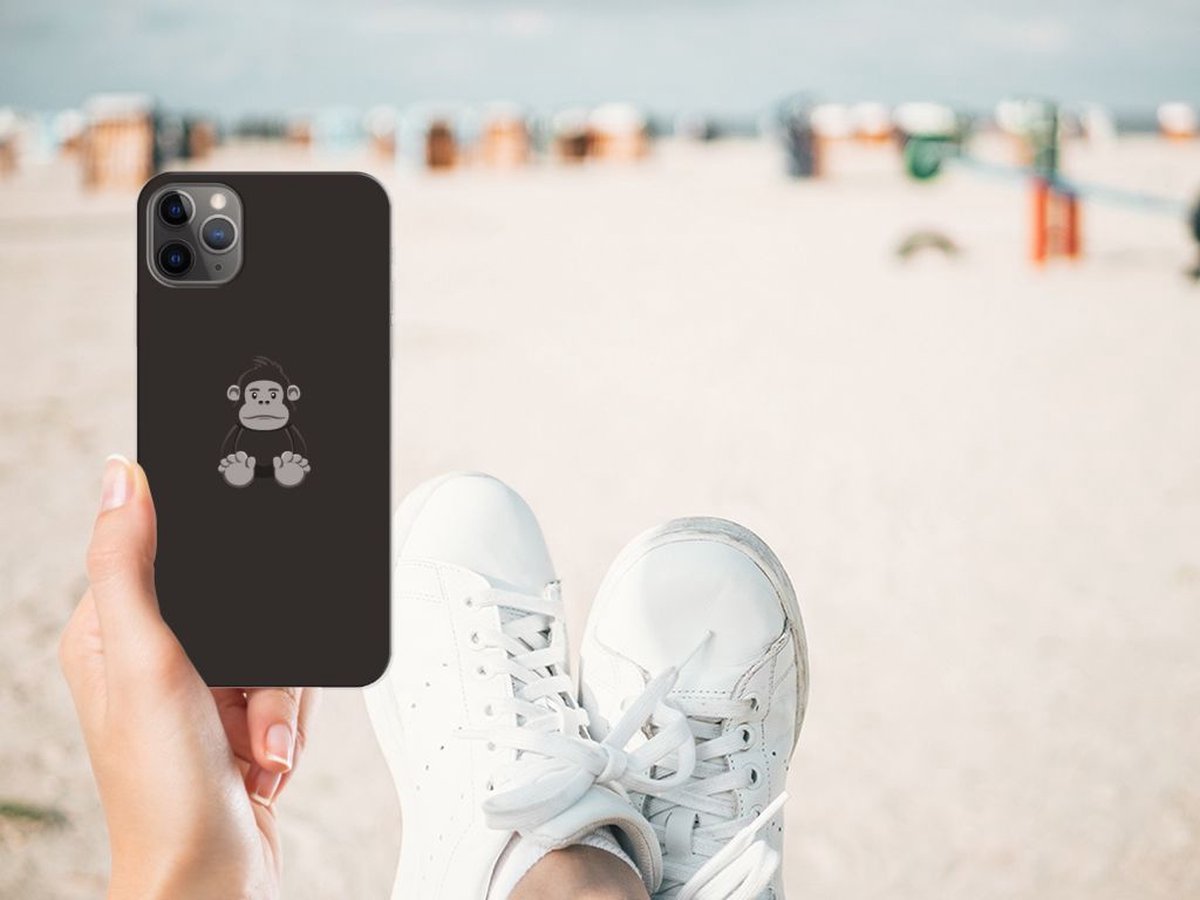 Back Cover voor Apple iPhone 11 Pro Max Telefoonhoesje met Naam Gorilla