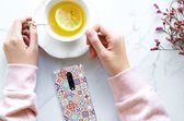 TPU Siliconen Hoesje OnePlus 7 Pro Tiles Color