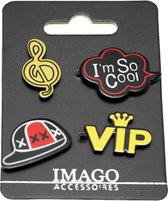 Buttons - Pins - Speldje - Set van 4 - VIP