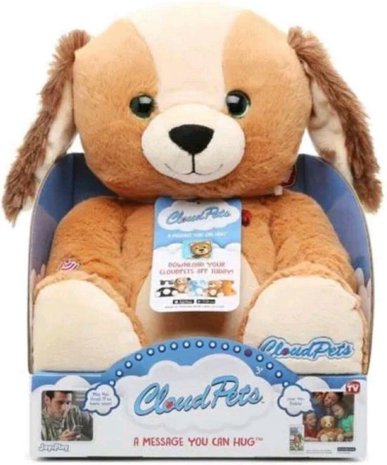 Cloud Pets 36cm Interactive Soft Toy Hond