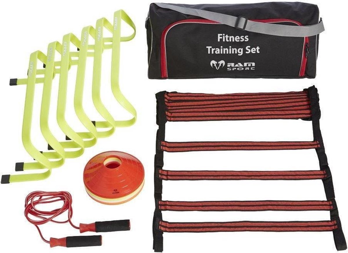 RAM - Fitness Training Set - Compleet in nette tas Fitness Trainings Set Klasse en Geweldig
