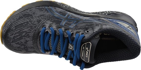 Asics Gel-Nimbus 21 Winterized Sportschoenen - Maat 45 - Mannen -  zwart/blauw | Bestel nu!