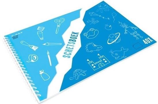 Instrument koken Anders 3x Schetsboek A3 formaat - 40 vellen blanco papier - Teken boeken A3  formaat | bol.com