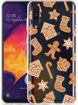 Galaxy A50 Hoesje Christmas Cookies - Designed by Cazy