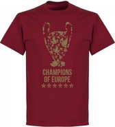 Liverpool Champions League 2019 Trophy T-Shirt - Rood - L