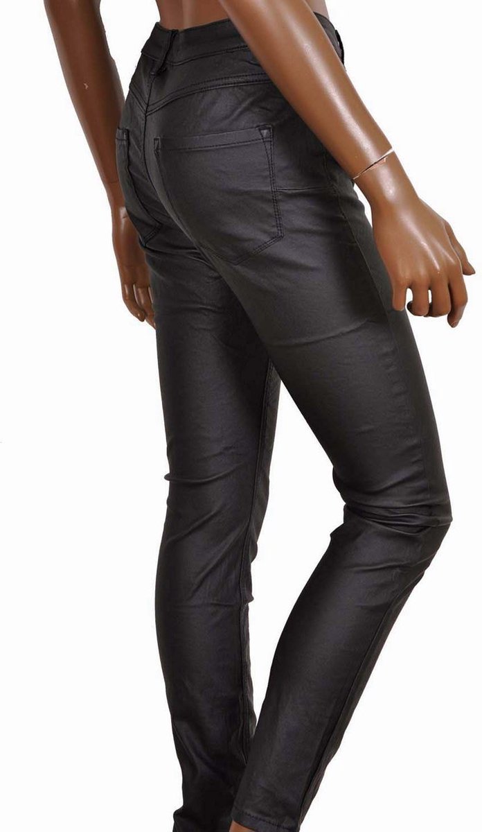 Coated jeans broek van GOODIES zwart - Maat 48 | bol.com