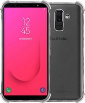 Samsung j8 2018 hoesje shock proof case - Samsung galaxy j8 2018 hoesje shock proof case transparant hoes cover hoesjes