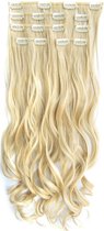 Clip in hairextensions 7 set wavy blond - M24/613
