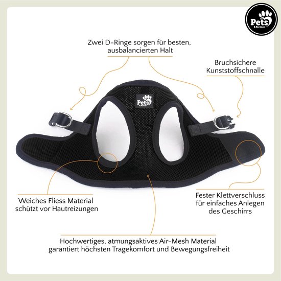 Pets&Partner® Hondentuig Hondenharnas Soft air mesh vest in