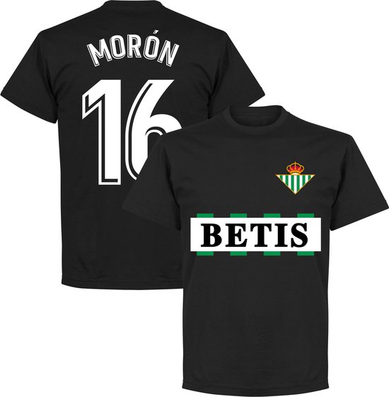 Real Betis Moron 16 Team T-Shirt - Zwart - S