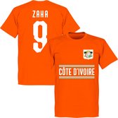 Ivoorkust Zaha 9 Team T-Shirt - Oranje - XS