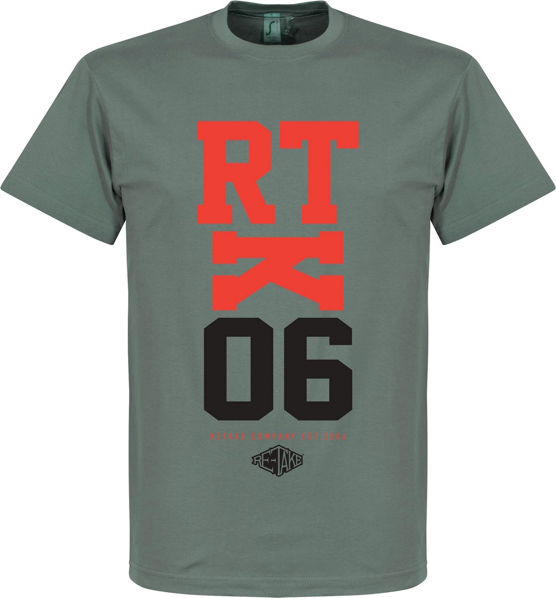 1117x1200.jpg Retake RTK06 T-Shirt - Zink - S - Afbeelding 1