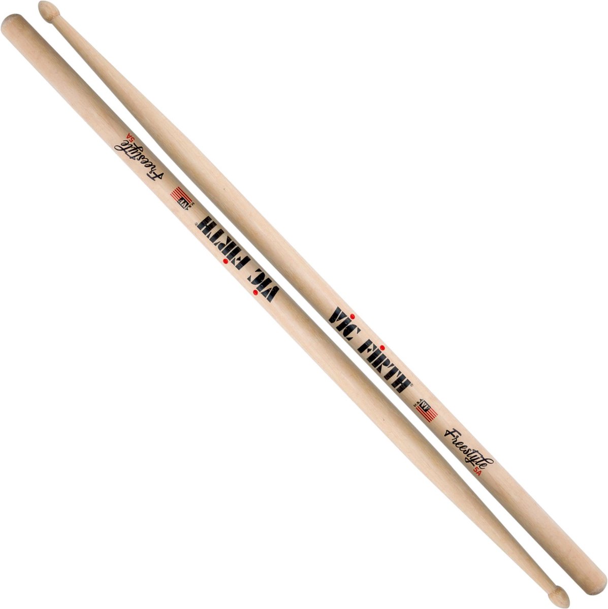 Vic Firth 5A Freestyle - Paar drumstokken, hickory