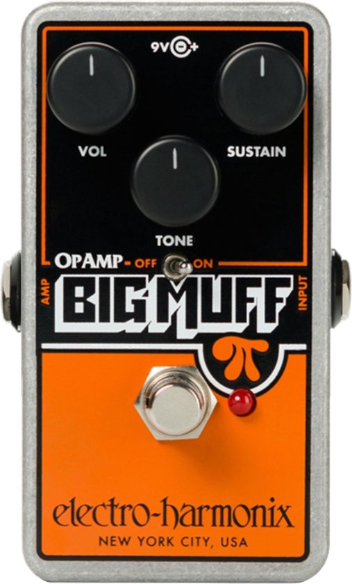 Foto: Electro harmonix op amp big muff pi distortion voor gitaren