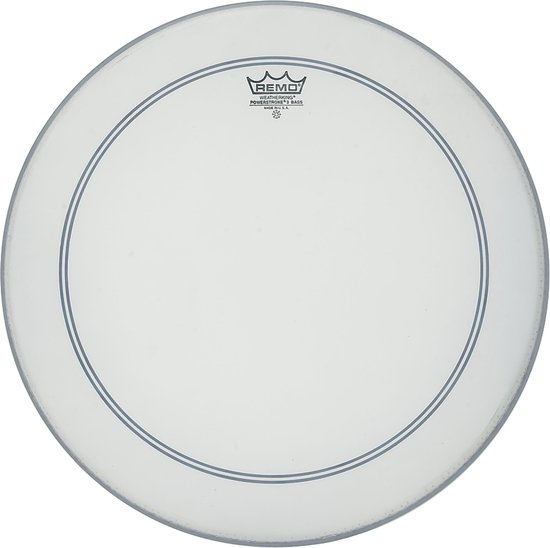 Remo P3-1124-C2 Powerstroke 3 Coated 24 inch bassdrumvel