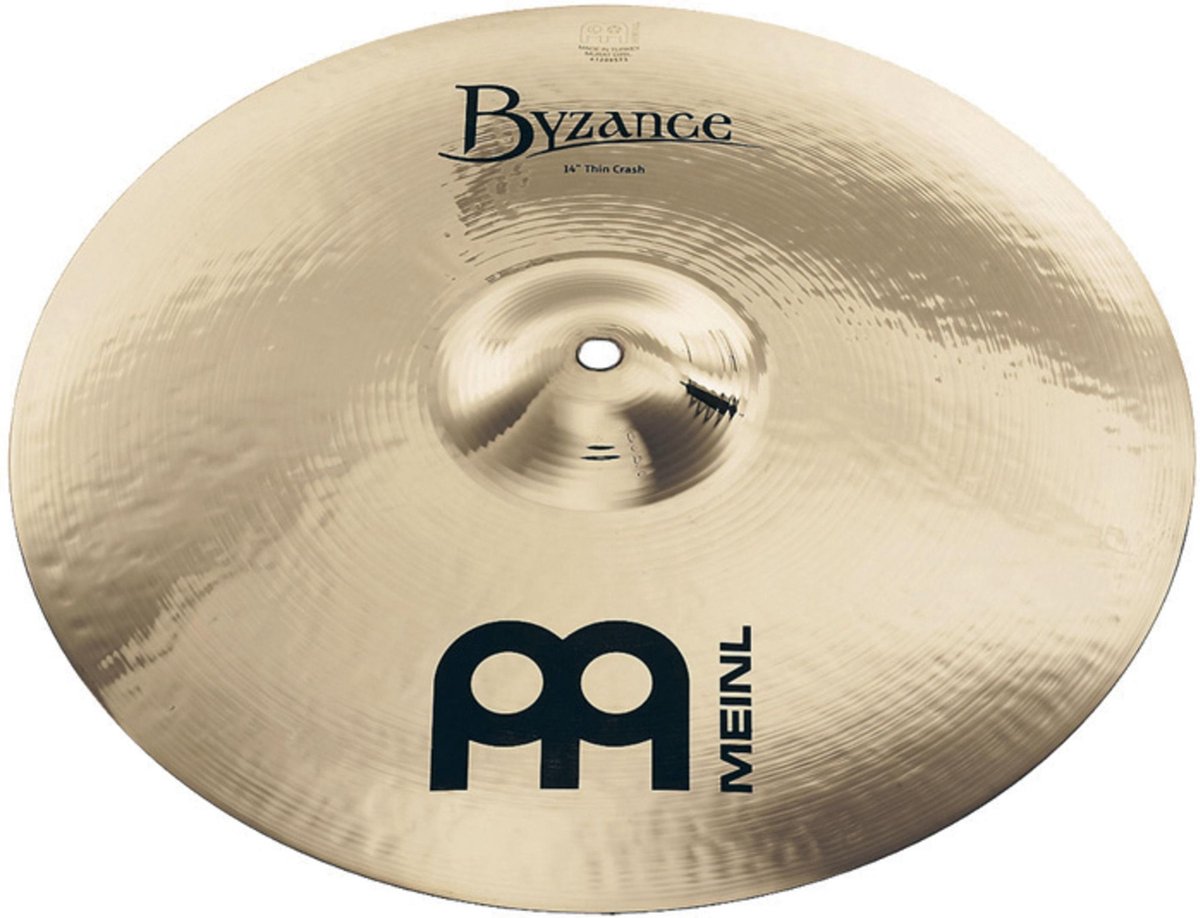 Meinl Byzance Thin Crash 17" B17TC-B, Brilliant Finish - Crash bekken