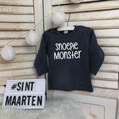 T-shirt kind- snoepie monster-Maat 98
