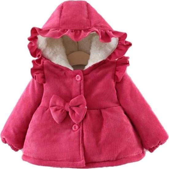 Op de kop van Spruit Oneerlijk Baby winterjas meisje - Roze - Maat 86/92 | bol.com