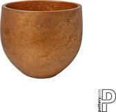 Pottery Pots Bloempot Mini Metalic copper-Koper D 32 cm H 28 cm
