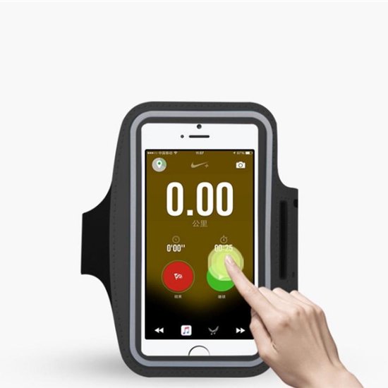 Handige Mobielhouder Arm Voor Hardlopen - Paars - Joggen - Rennen - Telefoonhouder - Muziek - Armband - Sportarmband - Trainen - Fitness