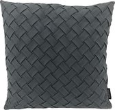 Nexa Suedine Donkergrijs Kussenhoes | Polyester - Imitatie Suède | 45 x 45 cm