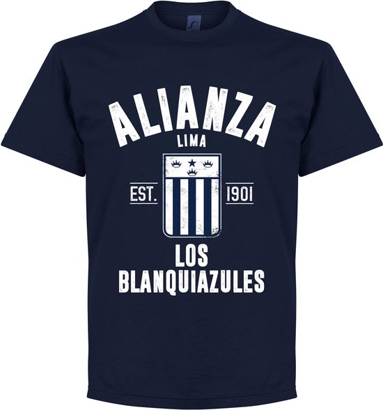 Alianza Lima Established T-Shirt - Navy - XXXXL