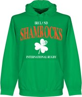 Ierland Rugby Hooded Sweater - Groen - Kinderen - 92/98
