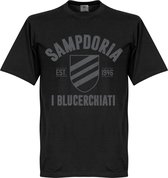 Sampdoria Established T-Shirt - Zwart - M