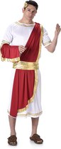 Karnival Costumes Romeinse Keizer Kostuum voor Mannen Carnavalskleding Heren Carnaval - Polyester - Maat L - 3-Delig Tuniek/Riem/Hoofdband
