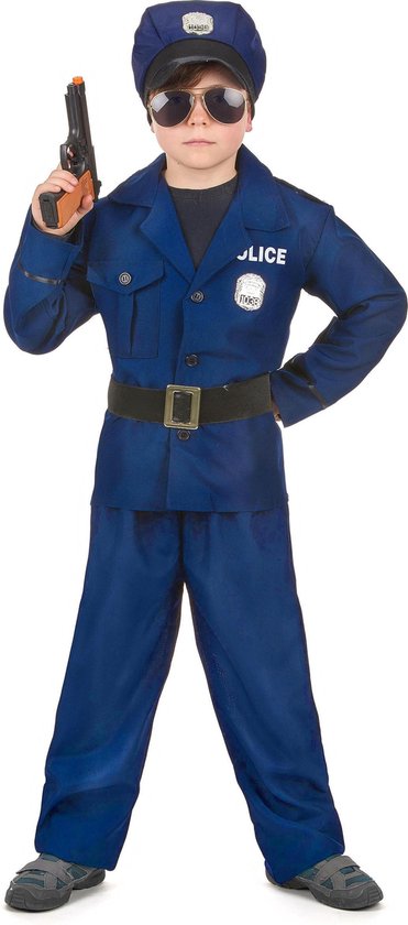 "Luxueus politie-uniform voor jongens - Kinderkostuums - 104-116"