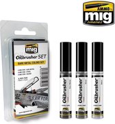 AMMO MIG 7508 Oilbrushers Bare Metal Colors - Set Oilbrusher(s)