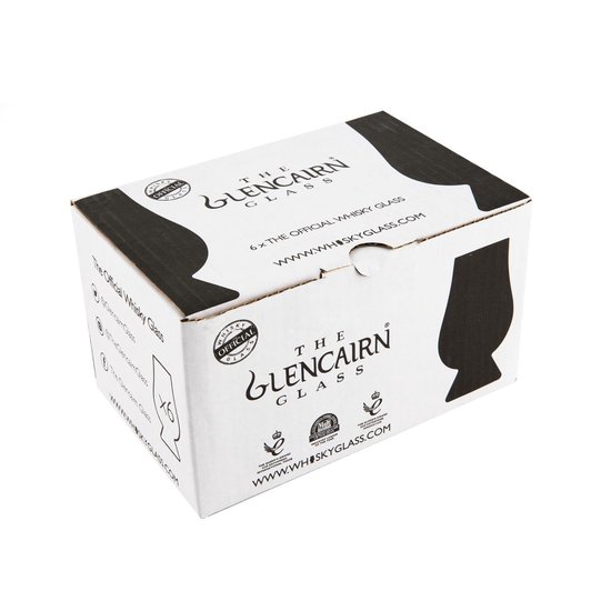 Glencairn Whisky Glazen - 6 stuks + 6 pipetten - Kristal - 190ml Combinatiepakket