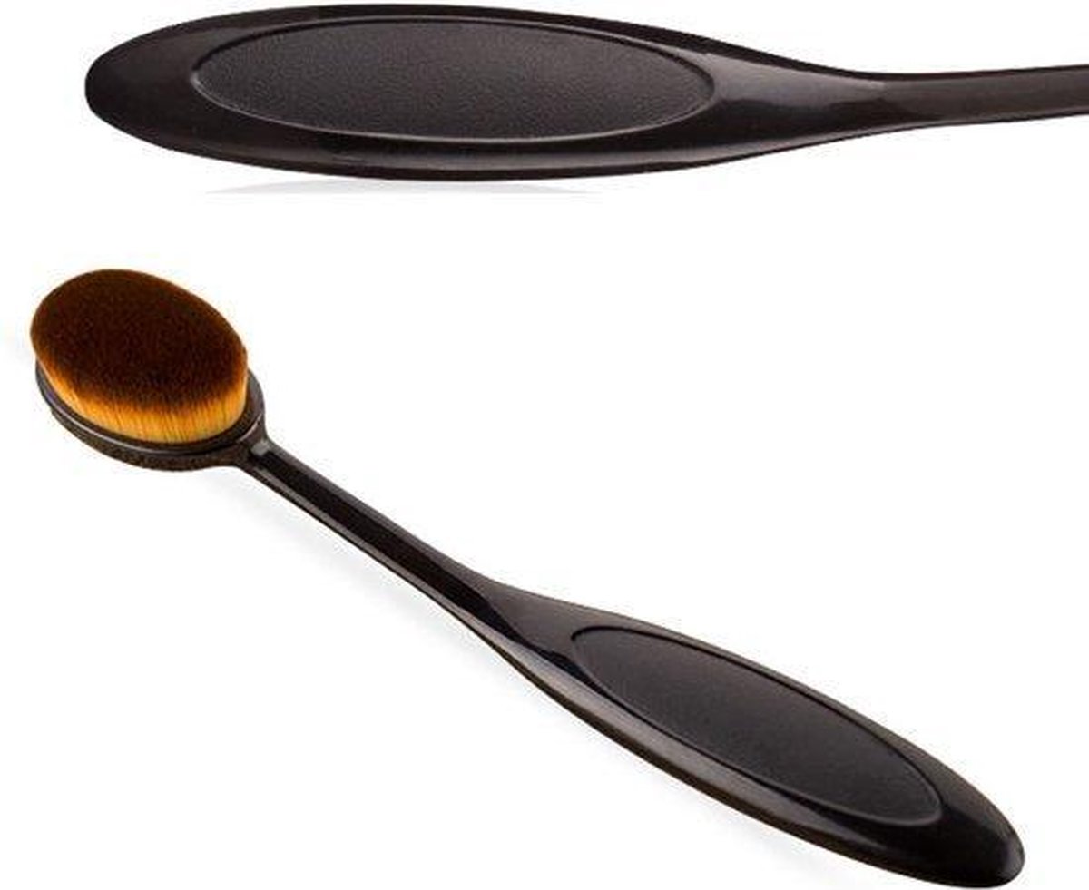 EPIN | Foundation kwast | Foundation brush | Make-up brush | Make-up kwast | Ovaal | Zachte borstel | 3.5cm - Merkloos