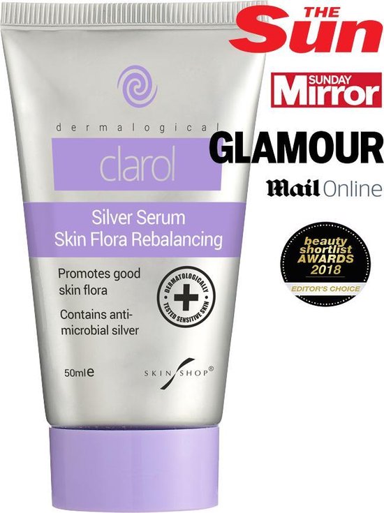 Clarol Silver Serum - Acne crème - Verminderd acne en acne ontstekingen - bevat MicroSilver™ - 50ml