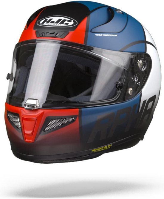 HJC RPHA 11 Quintain Mc21Sf Blauw Rood Wit Integraalhelm - Motorhelm ...