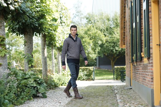 Travelin Meldal - Leren outdoorlaars - Heren - Wol gevoerd - Donkerbruin -  Maat 48 | bol.com
