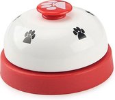 HMerch™ Hondenbel speeltje voor je hond - Bel voor honden training - Hondentraining - Wit Rood
