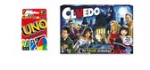 Gezelschapsspel - Uno & Cluedo - 2 stuks