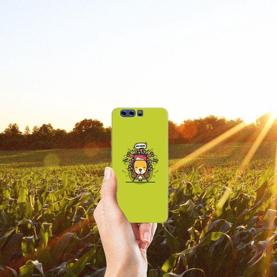 TPU Silicone Etui pour Huawei P10 Plus Coque Téléphone Biscuit Chien