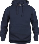 Clique Basic hoody Donker Navy maat L