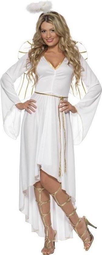 Wit engelen kostuum / verkleedjurk voor dames