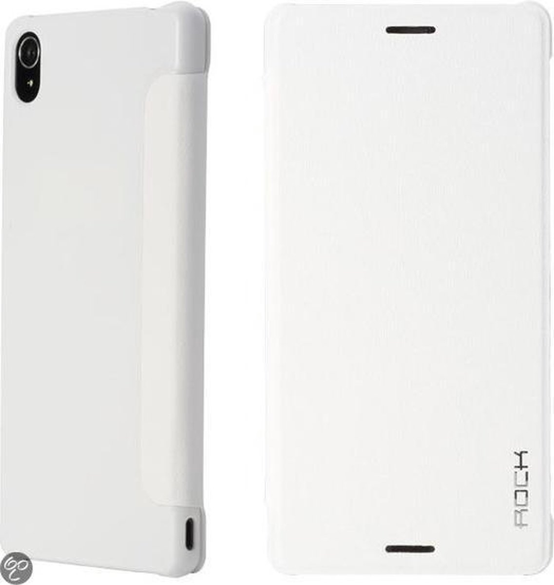 ROCK Sony Xperia Z3 Flip Cover (BELIEF Serie White)