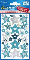 Avery Zweckform 52910 Papier Blauw, Zilver, Turkoois Permanent 42stuk(s) sticker