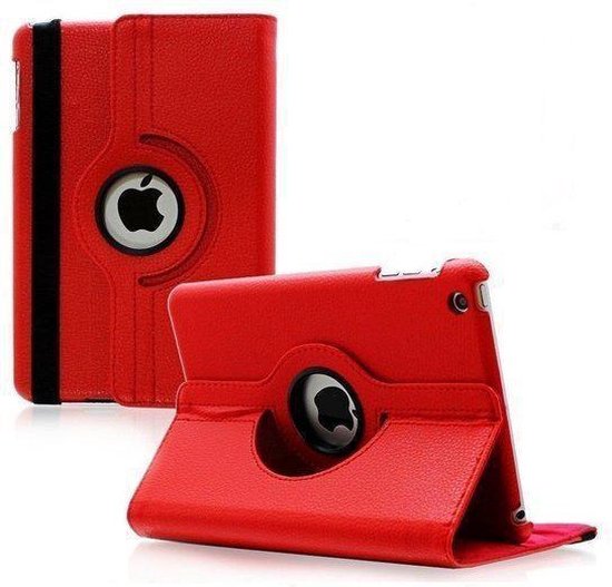 Apple iPad Mini / Mini 2 / Mini 3 Case 360° draaibare Hoes Cover met Multi-stand Rood