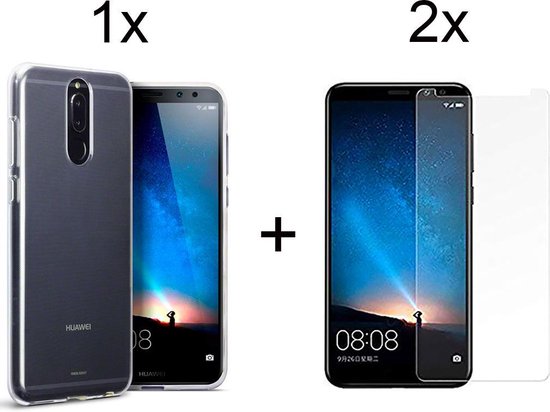 Huawei Mate 10 lite hoesje siliconen case hoes cover transparant - 2x  Huawei Mate 10... | bol.com