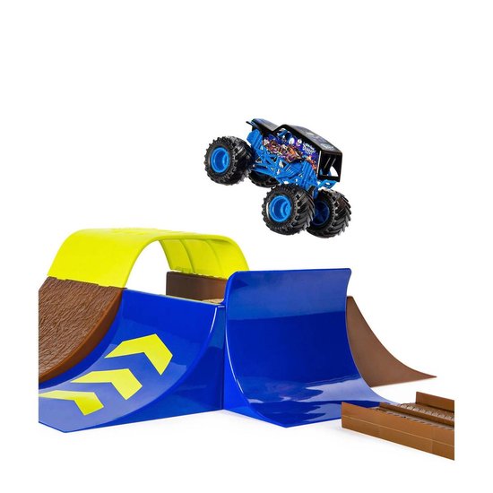 Spin Master Monster Jam Champ Ramp Freestyle Monstertruck Blauw