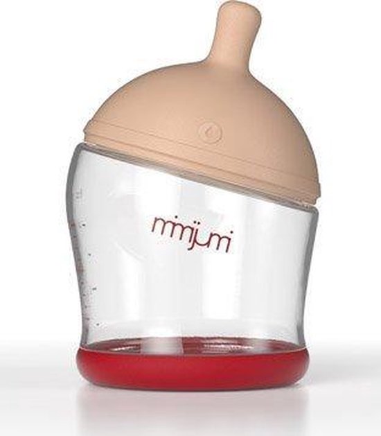 Mimijumi Fles voor borstvoedings-baby's - 120 ml. De standaard melkfles  voor baby's. | bol.com