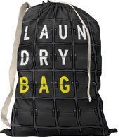 'Laundrybag'  - Flightboard Stijl - Reis Waszak - Voor Op Reis / Reizen / Vakantie - Vuile Was