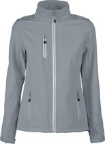 Printer Softshell Jas Vert Lady 2261050 Metaalgrijs - Maat M