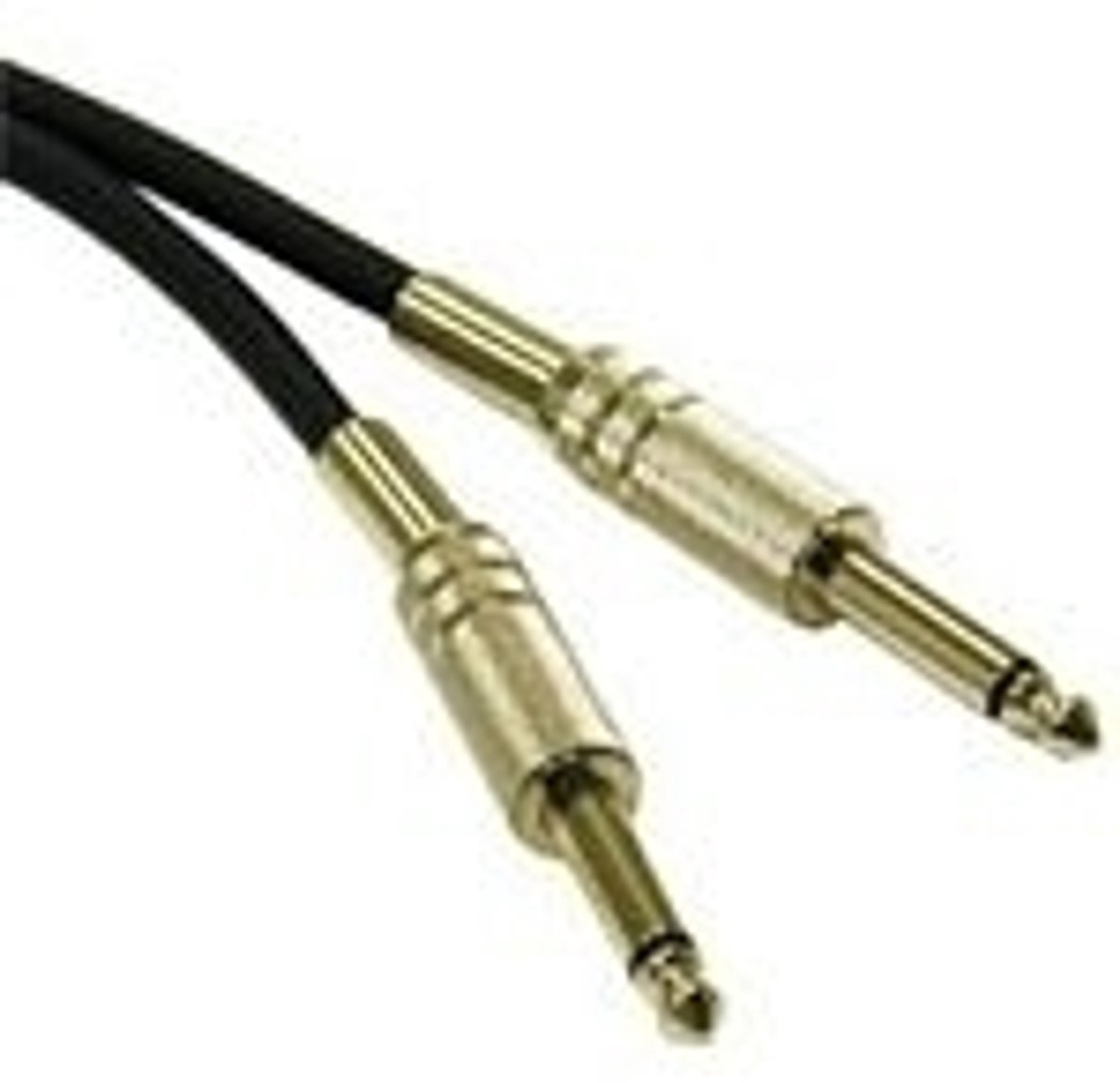 C2G 1m Pro-Audio 6.3mm Kabel M/M audio kabel 6.35mm Zwart
